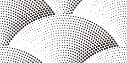 点線からなる青海波のパターン No 108 青海波 Patterns